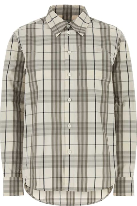 Burberry Topwear for Women Burberry Embroidered Poplin Shirt