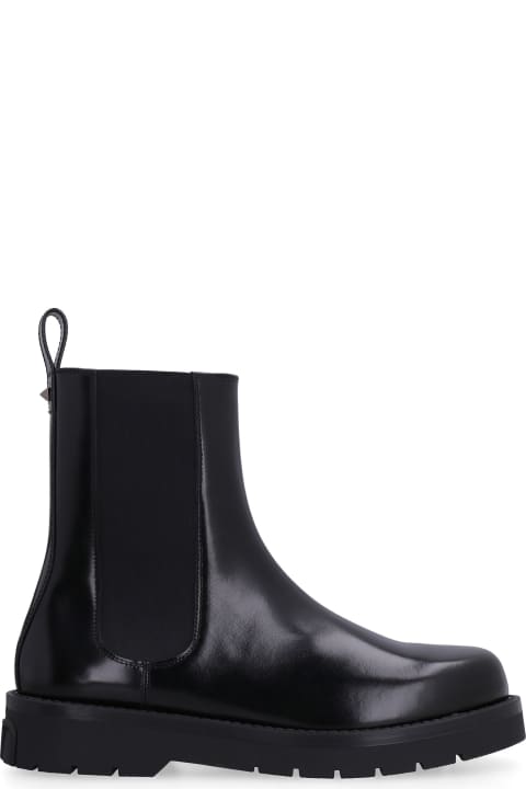 Boots for Men Valentino Garavani Valentino Garavani - Leather Chelsea Boots