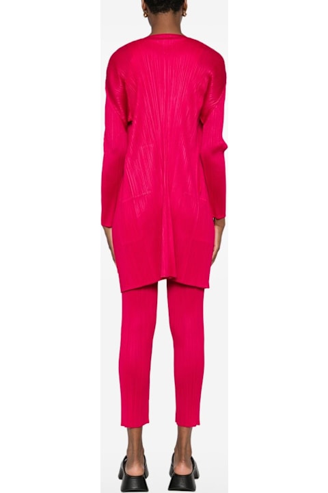 Pleats Please Issey Miyake for Men Pleats Please Issey Miyake Pleated Midi Cardigan