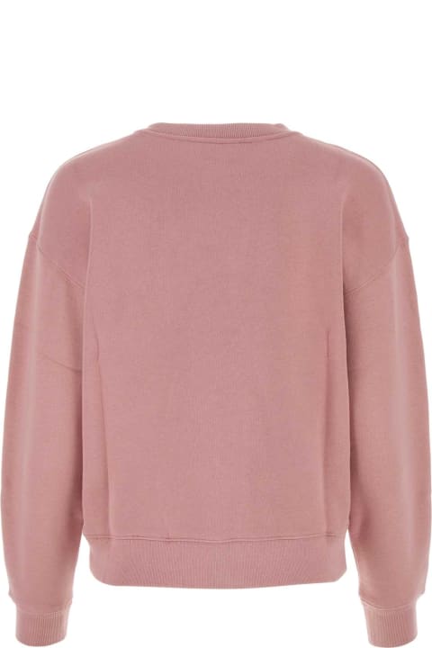 Maison Kitsuné Fleeces & Tracksuits for Women Maison Kitsuné Dark Pink Cotton Sweatshirt
