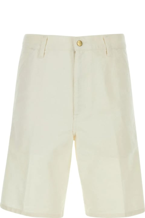 Clothing for Men Carhartt White Cotton Single Knee Short