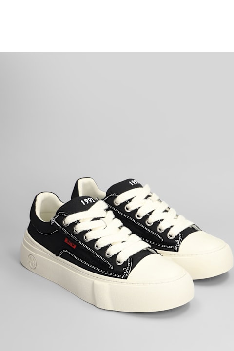 Acupuncture Sneakers for Men Acupuncture Afc Vulc Sneakers In Black Canvas