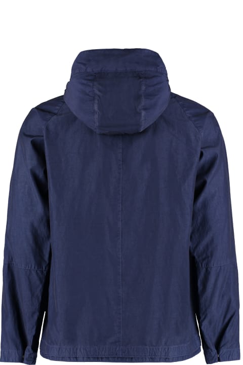 Coats & Jackets for Men Stone Island Technical Fabric Hooded Jacket