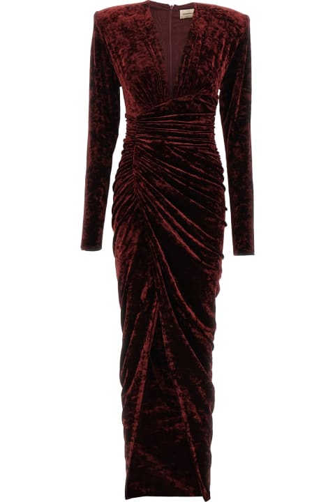 Alexandre Vauthier for Women Alexandre Vauthier Long Velvet Dress