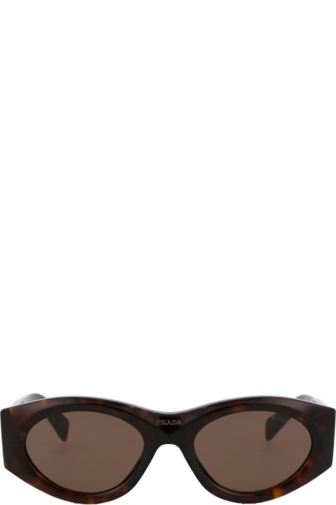 Eyewear for Women Prada Eyewear Round Frame Sunglasses