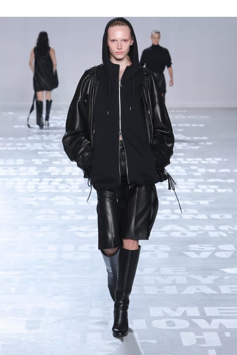 Helmut Lang Clothing for Women Helmut Lang Leather Jacket In Black Leather
