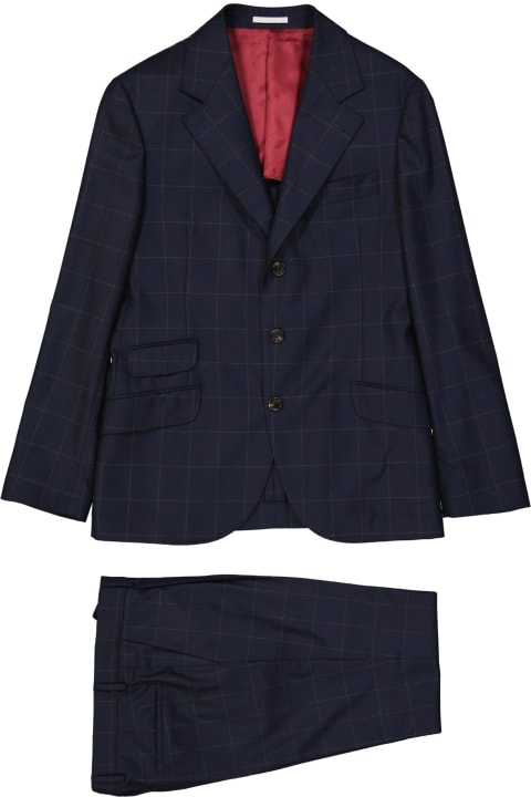 Brunello Cucinelli Clothing for Men Brunello Cucinelli Wool Suit