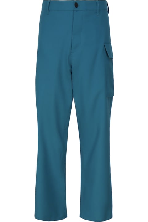 Marni for Men Marni Cool Wool Trousers With Cargo Pockets