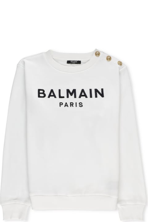 Topwear for Girls Balmain Sweatshirt With Logo