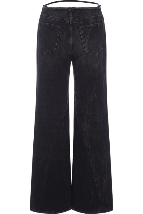 Givenchy for Women Givenchy Voyou Jeans In Black Denim