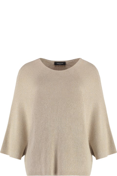 Sweaters for Women Fabiana Filippi Cotton Blend Crew-neck Sweater