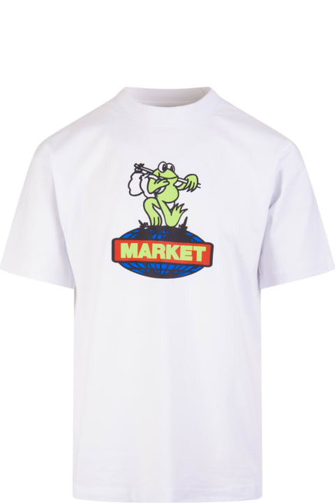 Unisex White Market Gone Camping T-shirt