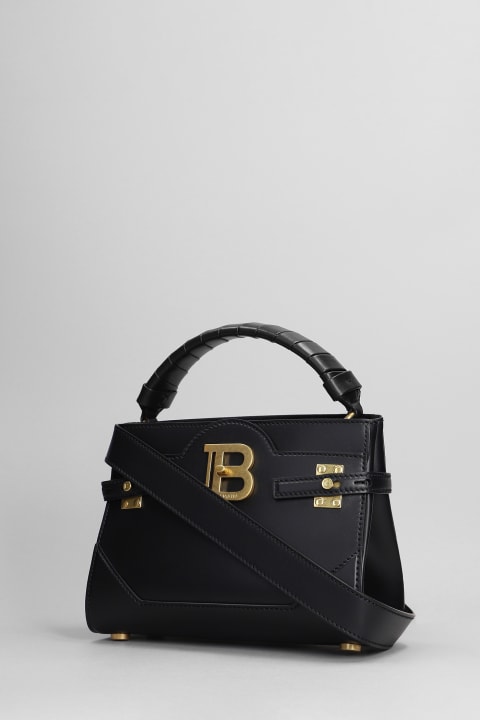 Bbuzz 22 Hand Bag In Black Leather