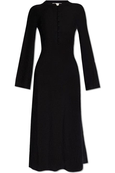 Chloé for Women Chloé Long-sleeved Knitted Midi Dress