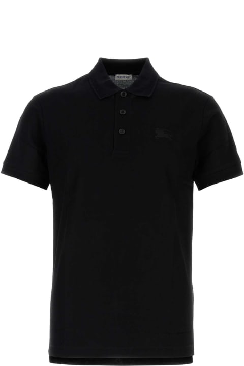 أدوات منزلية Burberry Logo Embroidery Polo Shirt