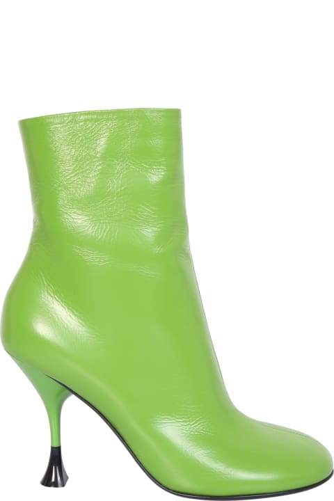 3JUIN Shoes for Women 3JUIN Green Lidia Ankle Boots