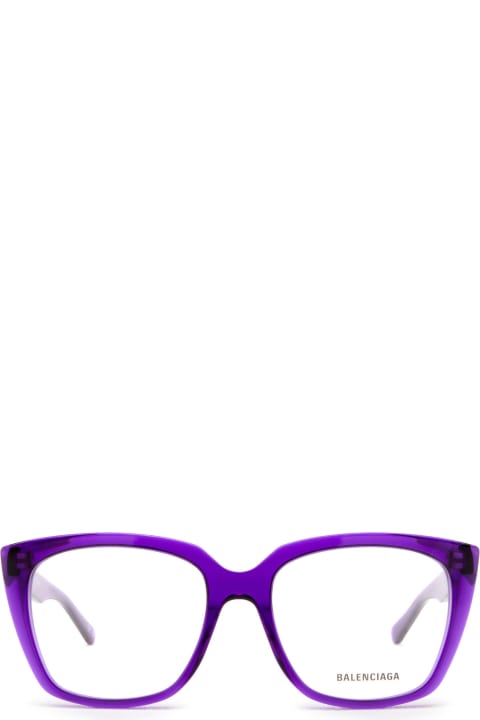 Accessories for Women Balenciaga Eyewear Bb0062o Violet Glasses