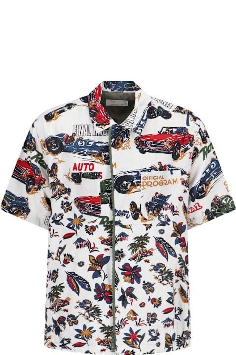 Sacai for Kids Sacai 'car Race And Tropical Print' Shirt