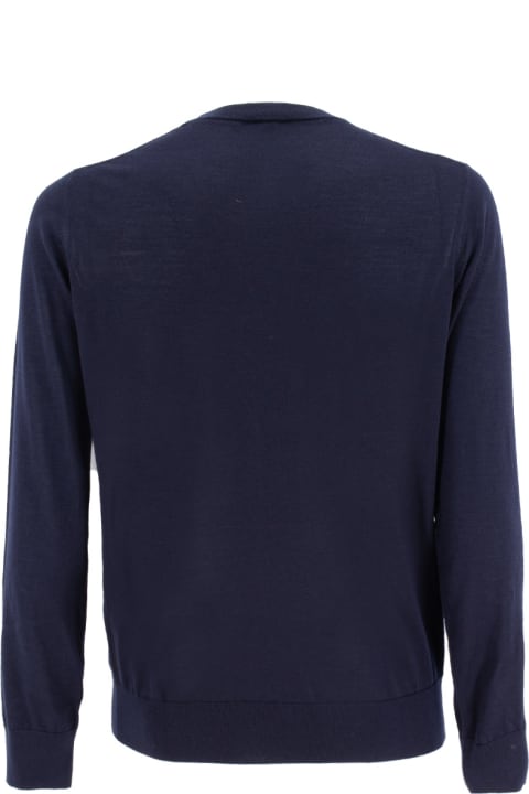 Brioni Sweaters for Men Brioni Cashmere Blue Sweater