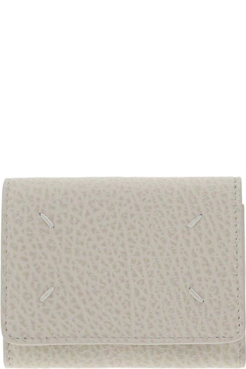 Wallets for Men Maison Margiela Four-stitch Tri-fold Wallet