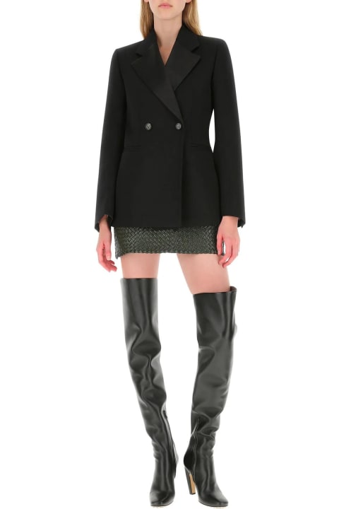 Bottega Veneta Coats & Jackets for Women Bottega Veneta Black Wool Blazer