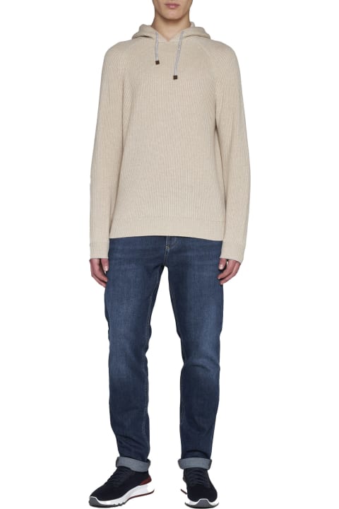 Brunello Cucinelli Fleeces & Tracksuits for Men Brunello Cucinelli Sweatshirt Style In Cashmere Rib