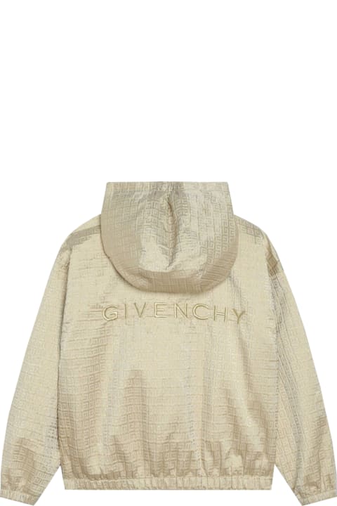 Givenchy Coats & Jackets for Girls Givenchy Windbreaker With 4g Pattern