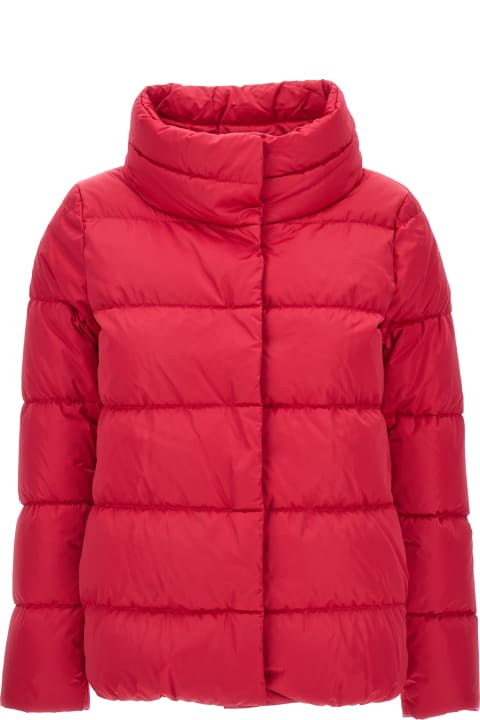 Homeware Herno Lady Faux Fur Satin Down Jacket