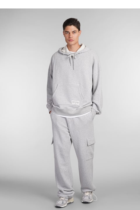 Golden Goose سراويل لـ القسم الرجالي Golden Goose Pants In Grey Cotton