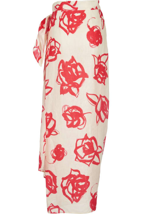 Skirts for Women MSGM Rose Print Skirt