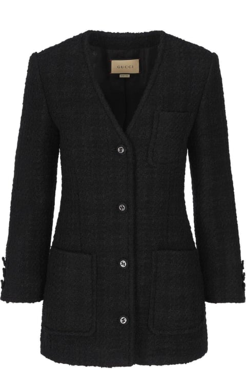 Gucci Clothing for Women Gucci Single Breasted Tweed Jacket