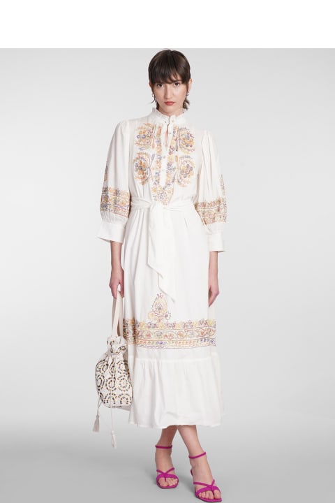 Antik Batik Dresses for Women Antik Batik Neil Dress In White Cotton