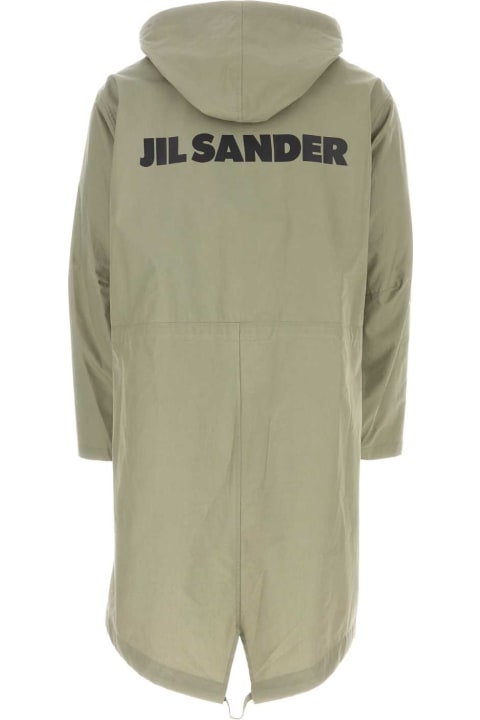 インテリア Jil Sander Sage Green Cotton Parka