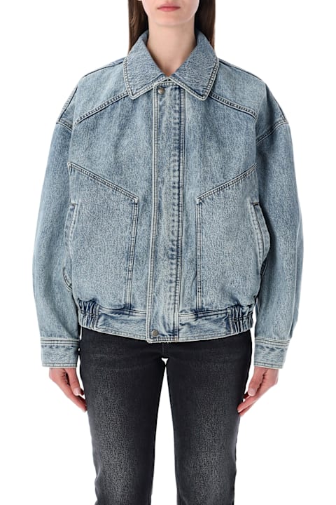 Homeware Saint Laurent Saint Laurent Oversized South Blue Denim Jacket
