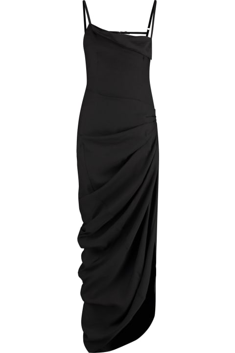Jacquemus Dresses for Women Jacquemus Saudade Draped Asymmetric Dress