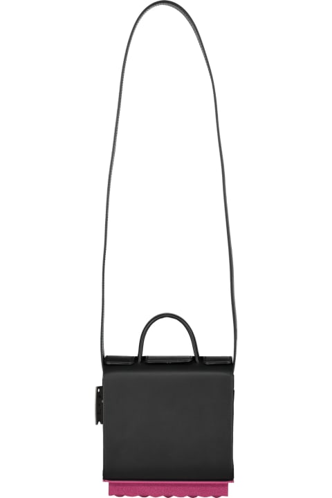 ウィメンズ Off-Whiteのトラベルバッグ Off-White Leather Crossbody Bag
