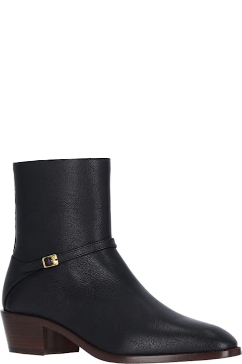 Boots Sale for Men Valentino Garavani 'pat' Kid Ankle Boots