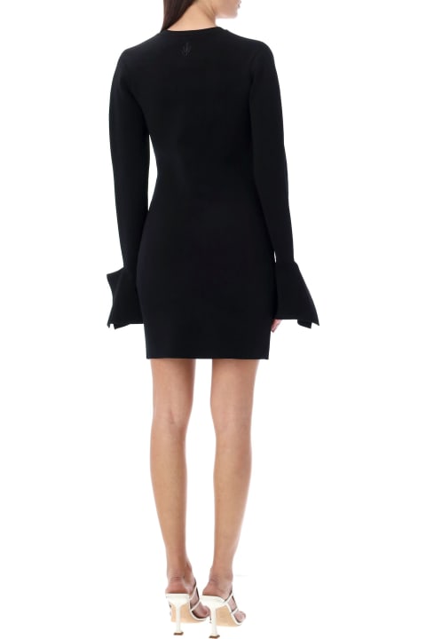 Fashion for Women J.W. Anderson Ruffle Sleeves Mini Dress