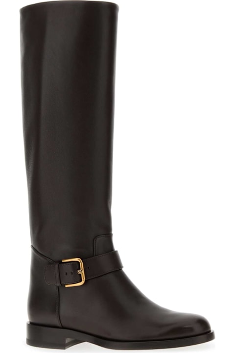 Homeware Dolce 
Gabbana Chocolate Leather Boots
