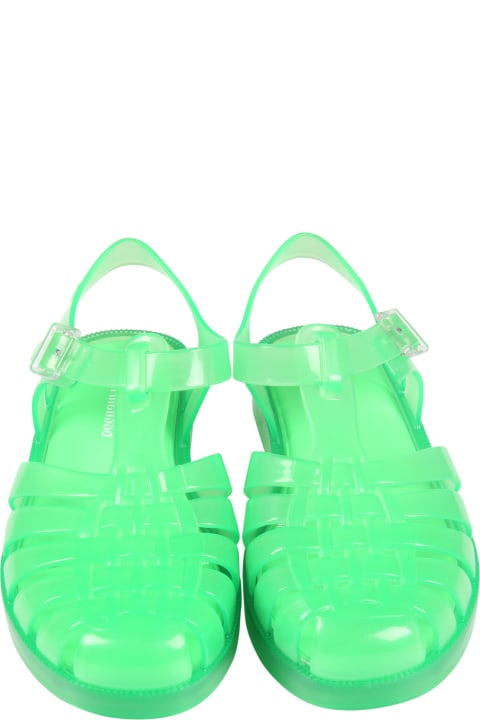 Shoes for Boys Melissa Green Sandals For Kids
