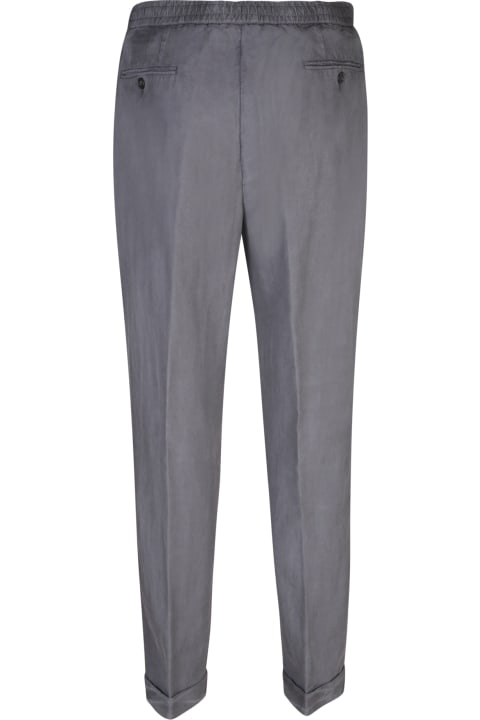 Officine Générale Clothing for Men Officine Générale Straight Leg Grey Trousers