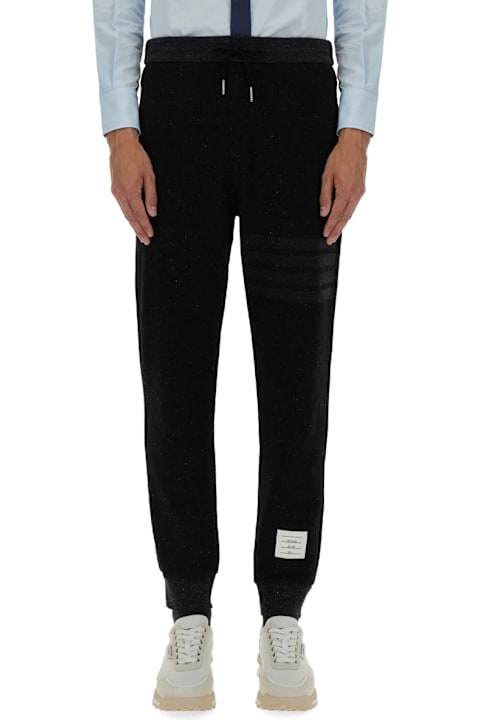 Thom Browne for Men Thom Browne Silk And Cotton Pants
