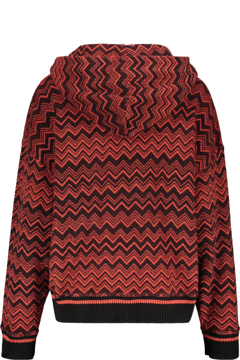 Missoni Coats & Jackets for Women Missoni Knitted Full Zip Hoodie