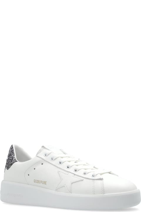 Homeware Golden Goose Purestar Glittered Lace-up Sneakers