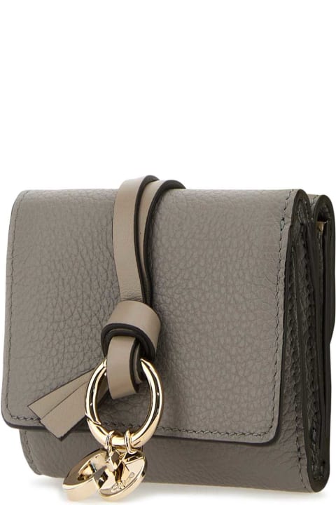 Chloé Accessories for Women Chloé Grey Leather Wallet
