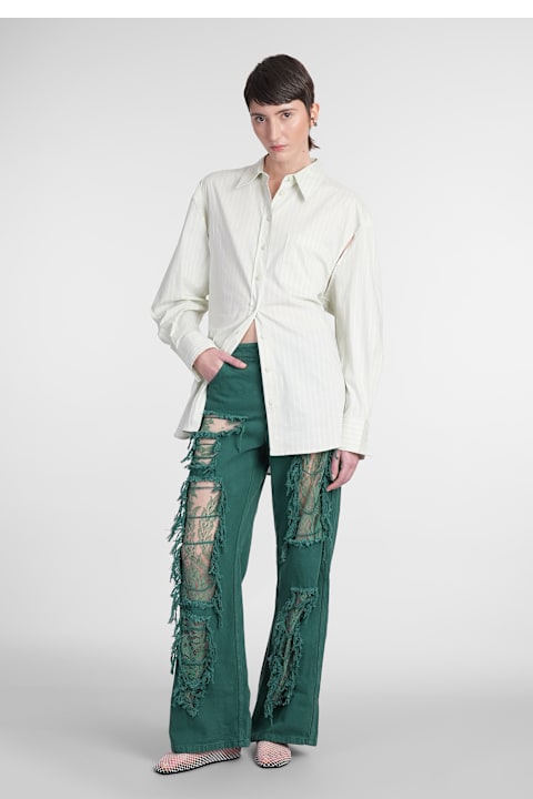 Homeware Christopher Esber Jeans In Green Cotton