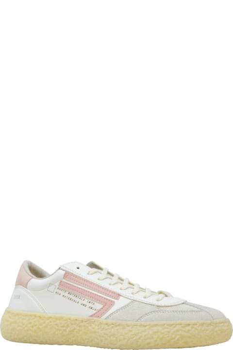 Puraai Peach Leather Sneakers