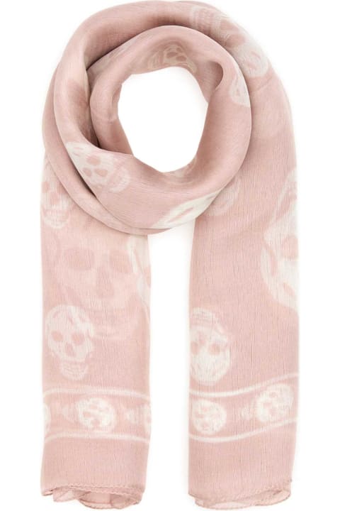 Alexander McQueen Scarves & Wraps for Women Alexander McQueen Printed Silk Foulard