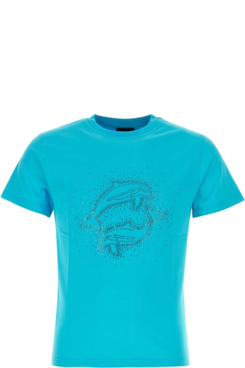 メンズ Botterのトップス Botter Turquoise Cotton T-shirt