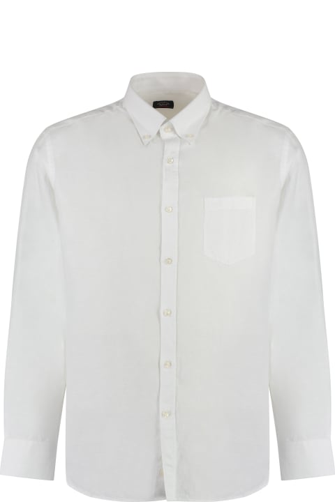 Homeware Paul&Shark Long Sleeve Cotton Blend Shirt